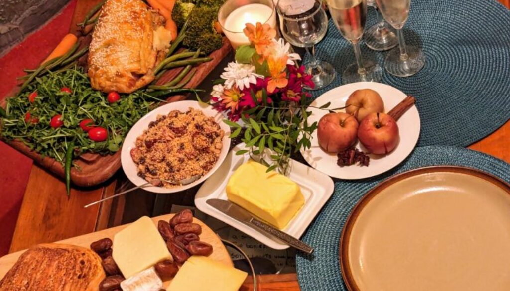 The full spread.